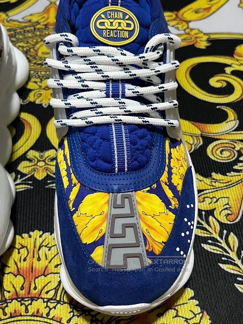 Versace Versace Baroque gold pattern daddy shoes Size US 9 / EU 42 - 3 Thumbnail
