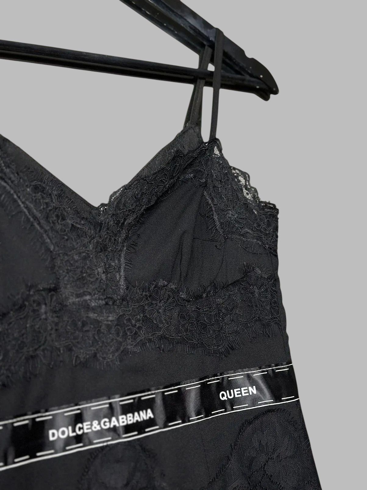 Dolce & Gabbana Classic Elegant Black Dress Queen Dolce & Gabbana Luxury Size S / US 4 / IT 40 - 7 Thumbnail
