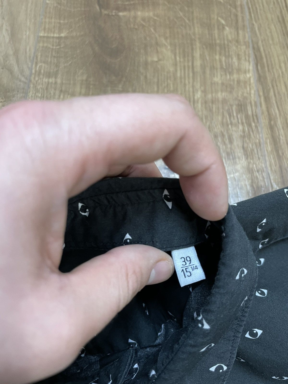 Kenzo × Vintage Vintage Kenzo Y2K Black Monogram Eye Multilogo Shirt Tee Size US S / EU 44-46 / 1 - 9 Thumbnail
