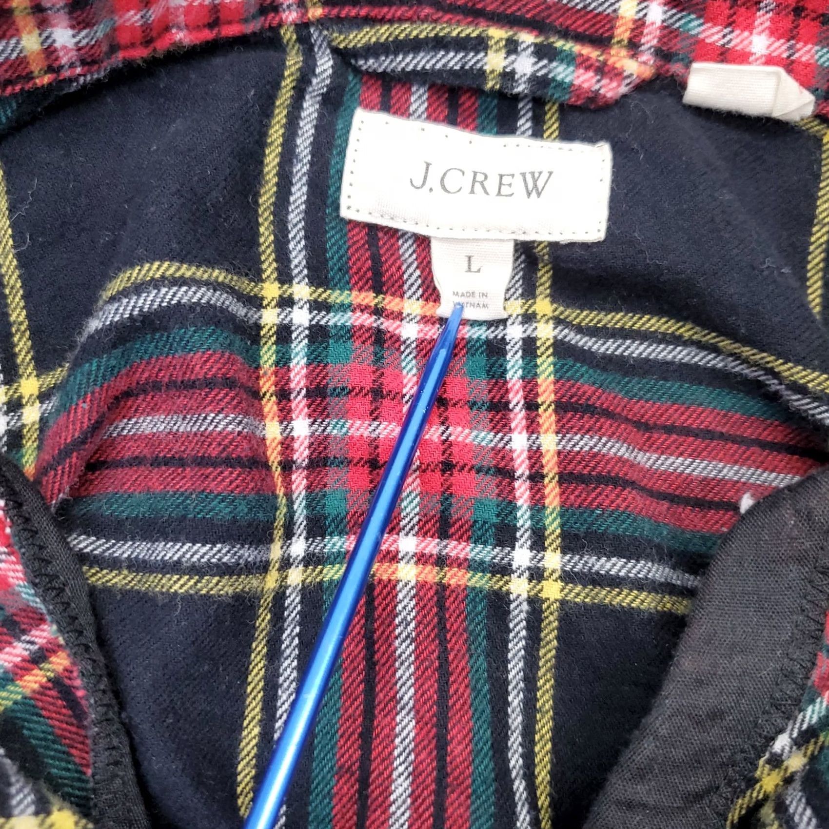 J.Crew J.Crew Flannel Shirt Mens L Multi Stewart Tartan Plaid Long Sleeve Button-Up Size US L / EU 52-54 / 3 - 6 Thumbnail