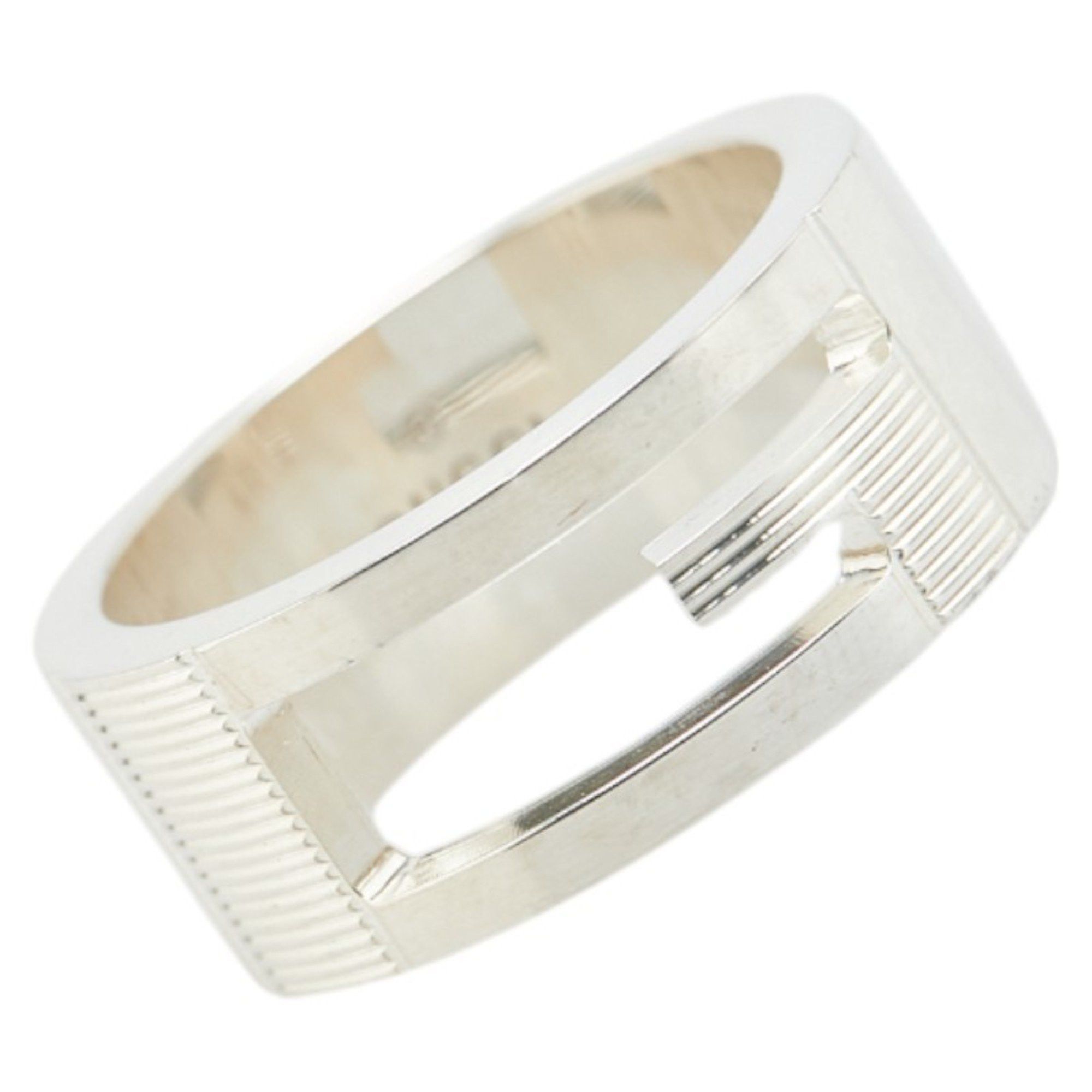 Gucci Gucci Cutout G Ring #11 SV925 Silver Women's GUCCI Size ONE SIZE - 1 Thumbnail