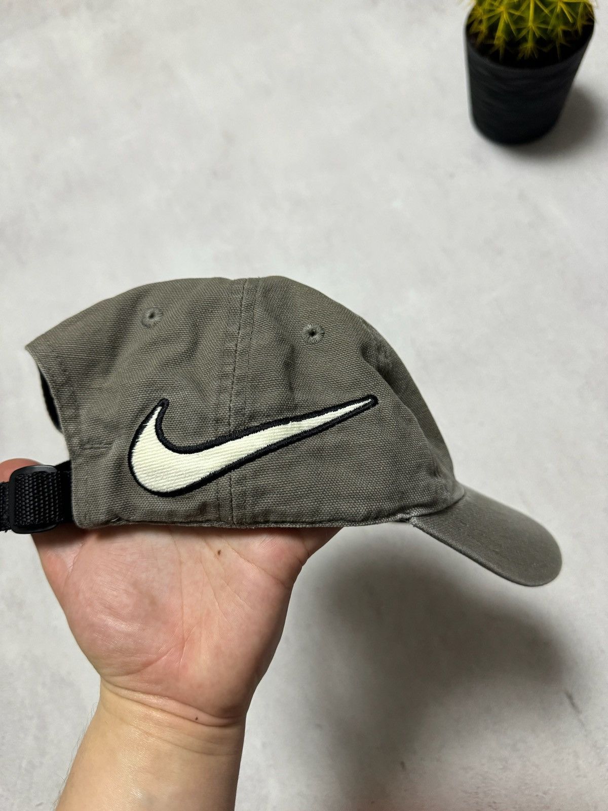 Nike × Vintage Vintage Nike Cap Swoosh Y2K 90s Size ONE SIZE - 1 Thumbnail