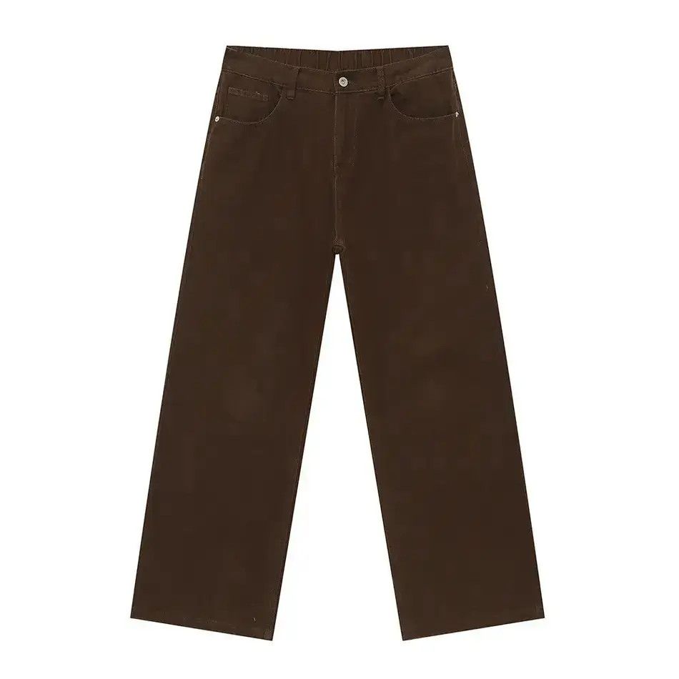 Japanese Brand Retro straight tube loose high street jeans Size US 32 / EU 48 - 6 Thumbnail