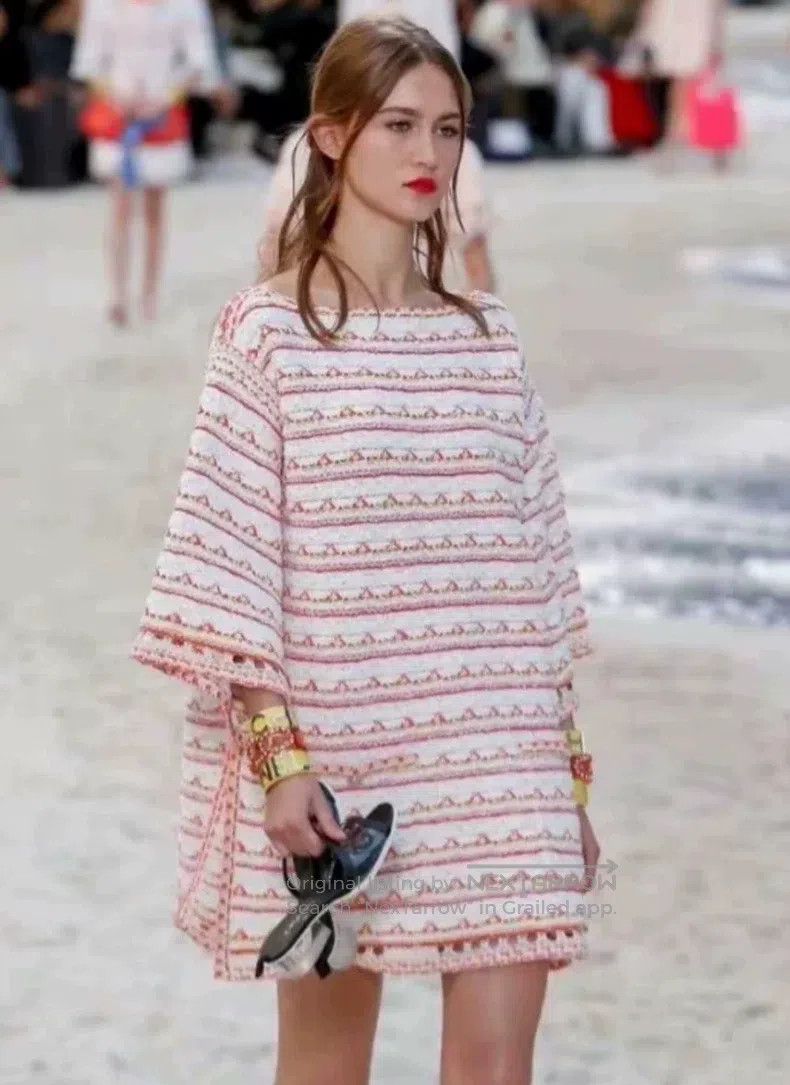 Chanel Chanel 19S beach series colourful woven heavy industry dre Size XXS / US 00 / IT 34 - 2 Thumbnail