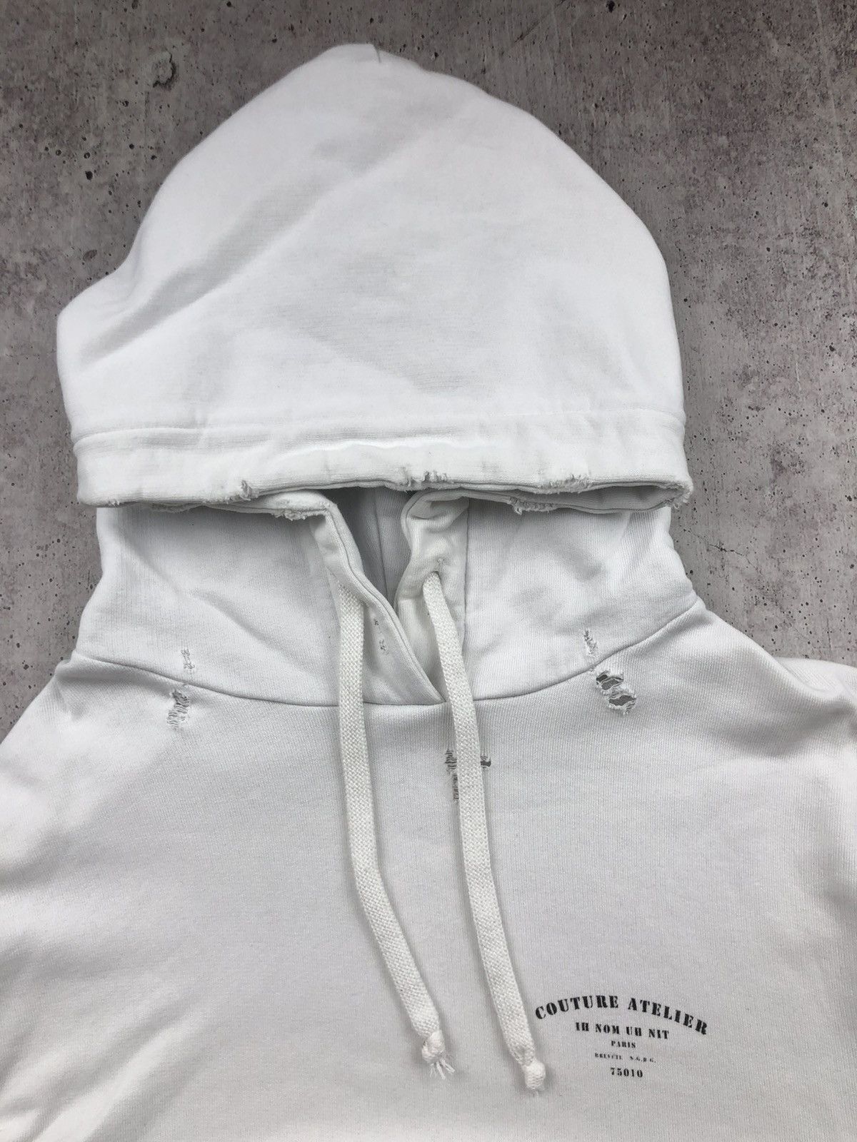 Ih Nom Uh Nit Ih Nom Uh Nit “Couture Atelier” Paris Avant Garde Hoodie Y2K Size US M / EU 48-50 / 2 - 4 Thumbnail