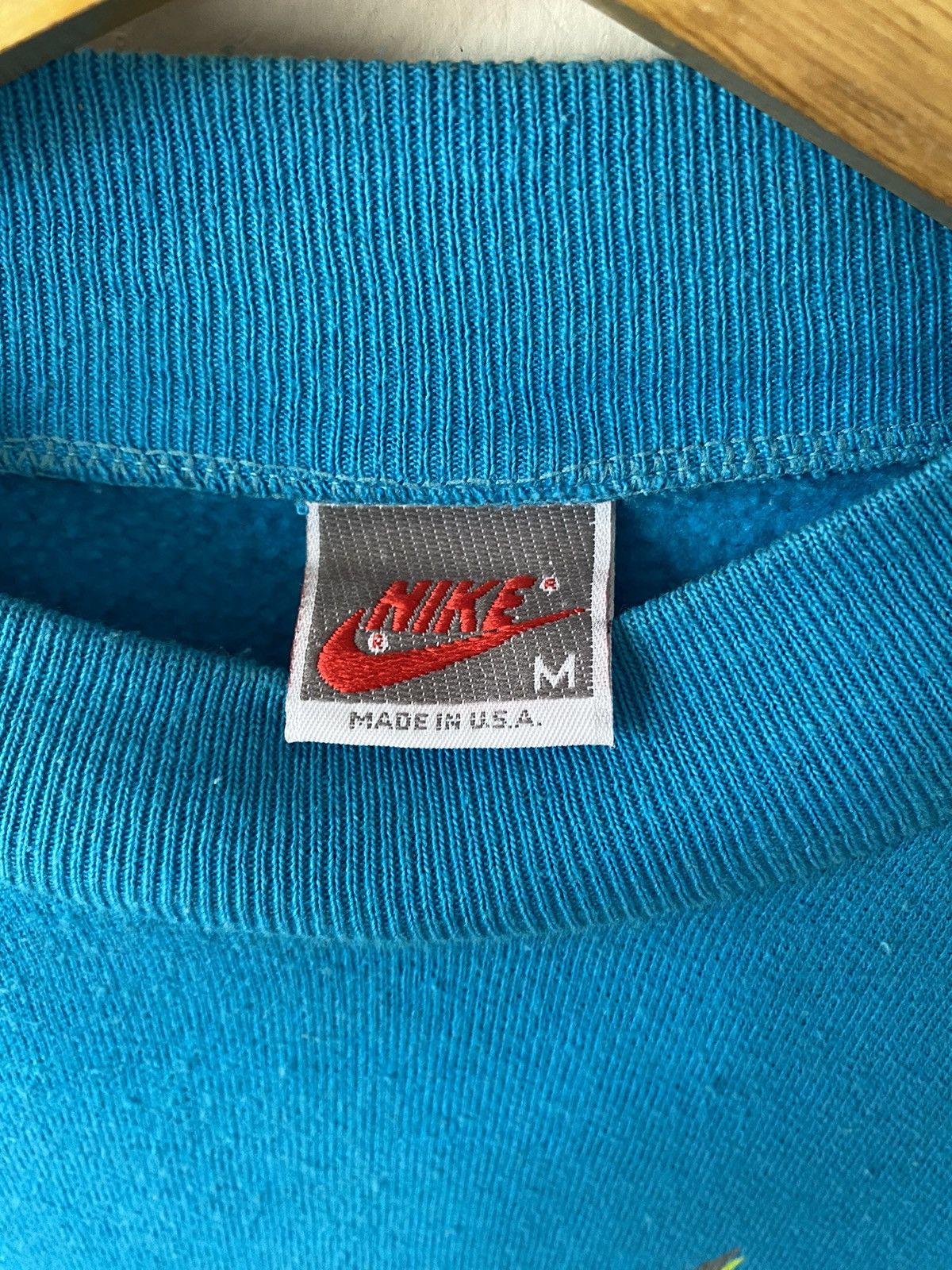 Nike × Vintage Vintage 80s Nike Crewneck Sweatshirt Size US M / EU 48-50 / 2 - 3 Thumbnail