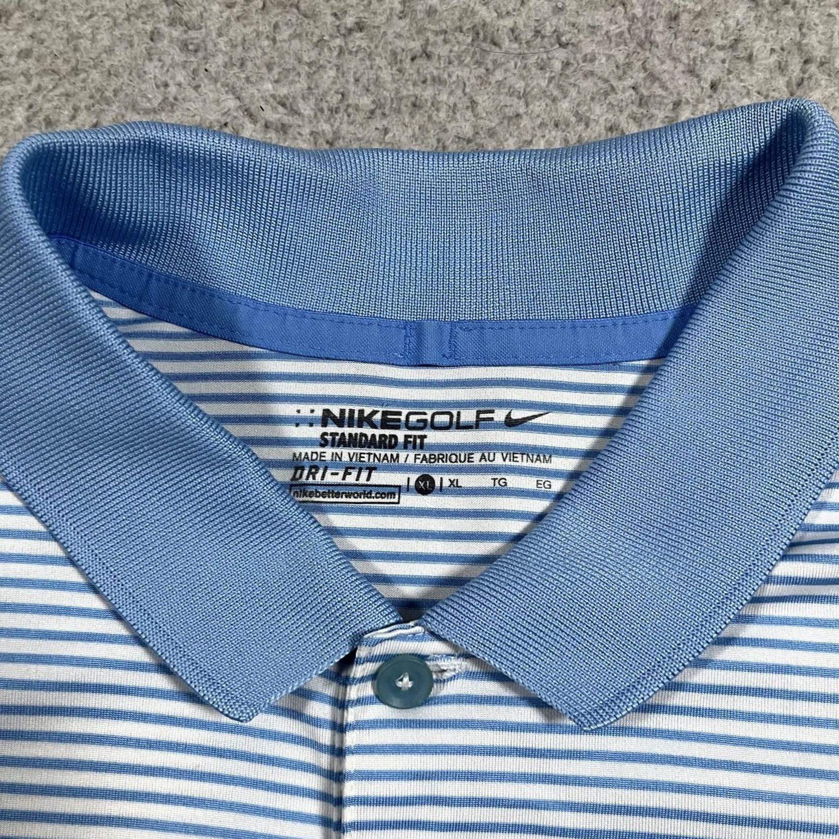 Nike Nike Polo Shirt Men XL Blue Erin Hills US Open Performance Short Sleeve Golf Size US XL / EU 56 / 4 - 4 Thumbnail