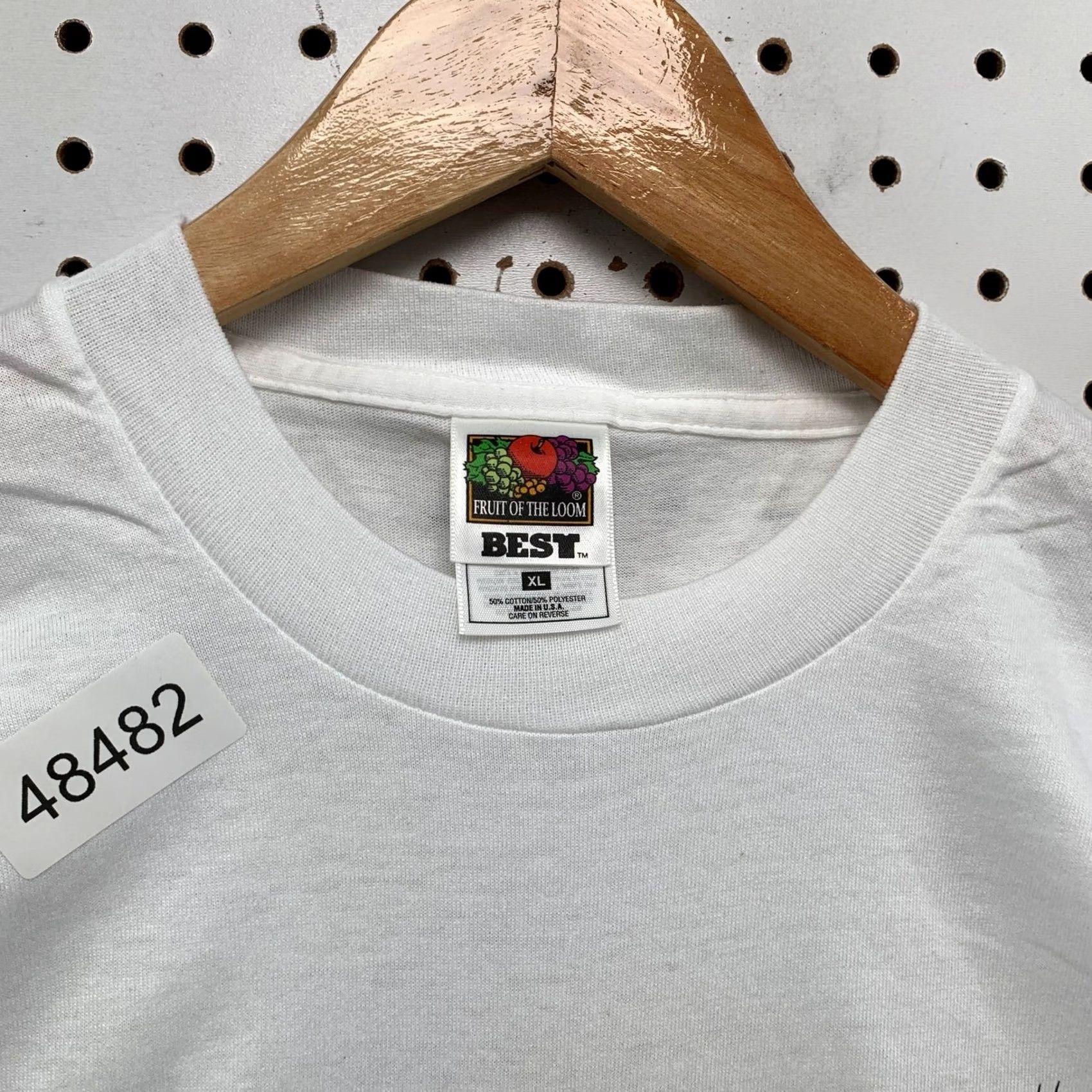 Fruit Of The Loom VINTAGE Trump Casino Shirt Mens XL White 90s SIngle Stitch Slot Graphic T Size US XL / EU 56 / 4 - 3 Thumbnail