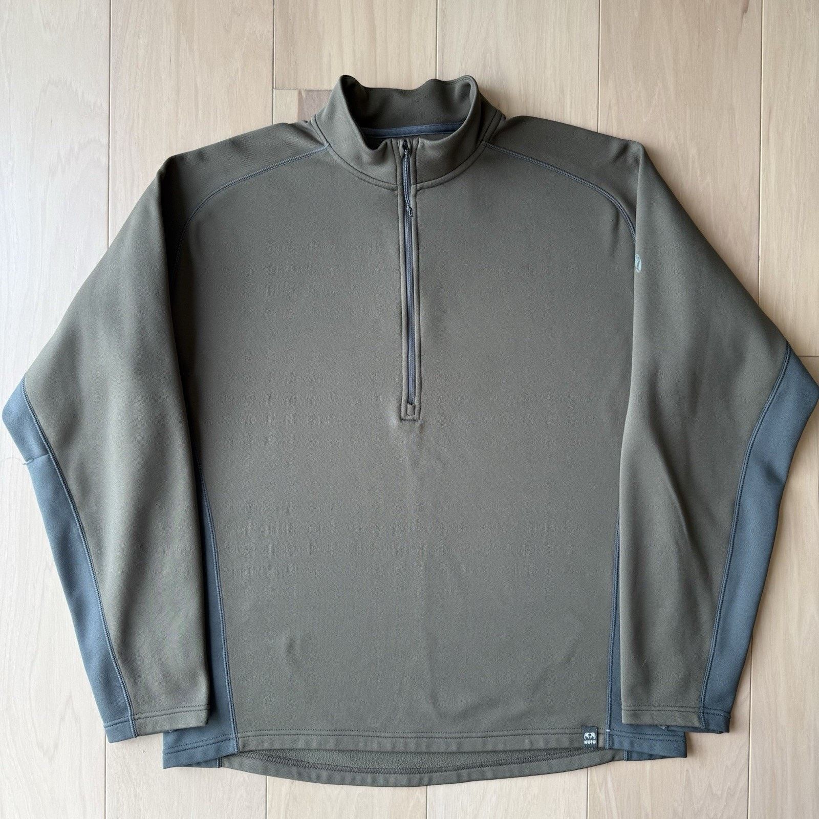 Other Kuiu 1/4 Zip Pullover XL Khaki Green Lightweight Outerwear Size US XL / EU 56 / 4 - 2 Thumbnail