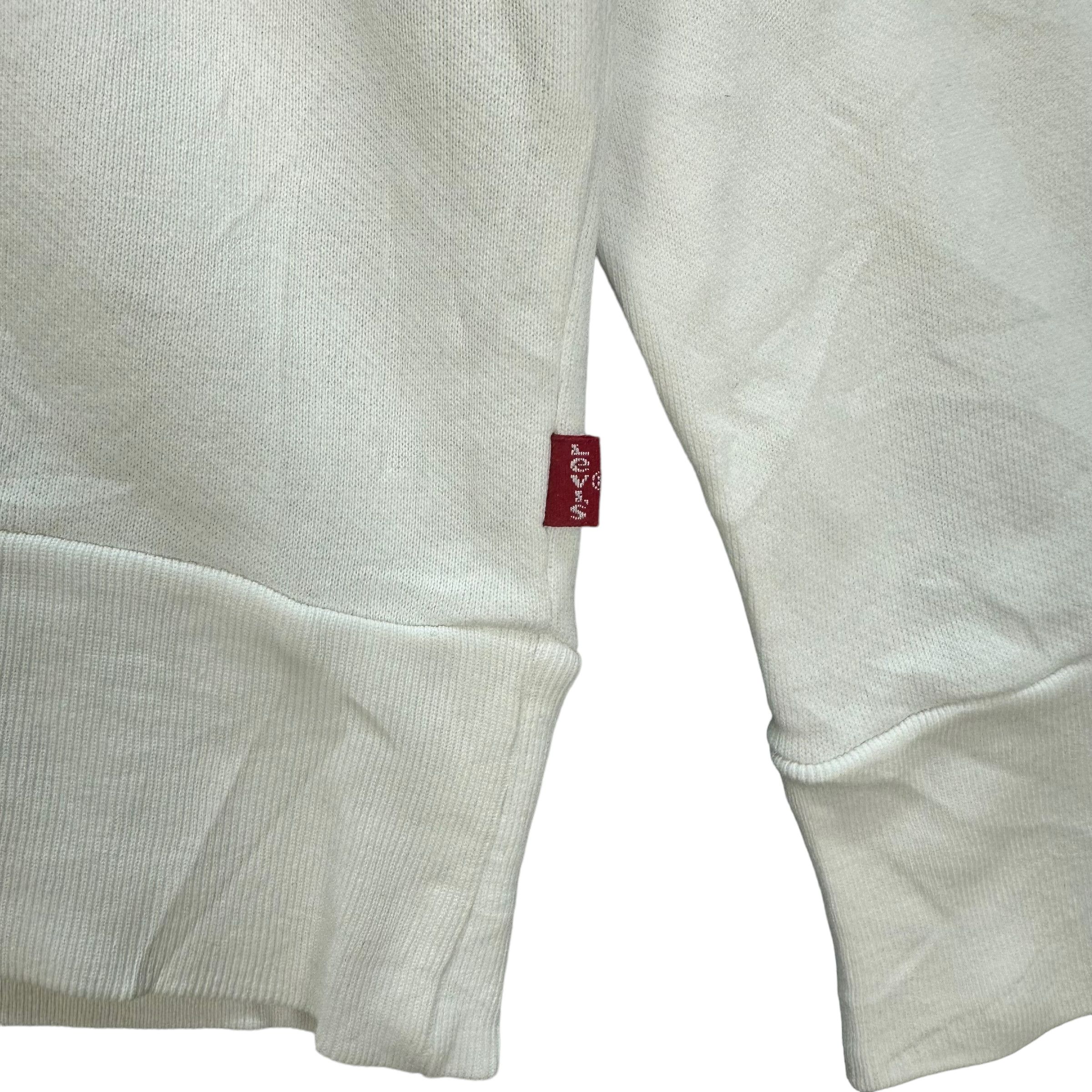 Levi's LEVIS BIG LOGO WHITE SWEATSHIRTS #8420-008 Size US L / EU 52-54 / 3 - 6 Thumbnail