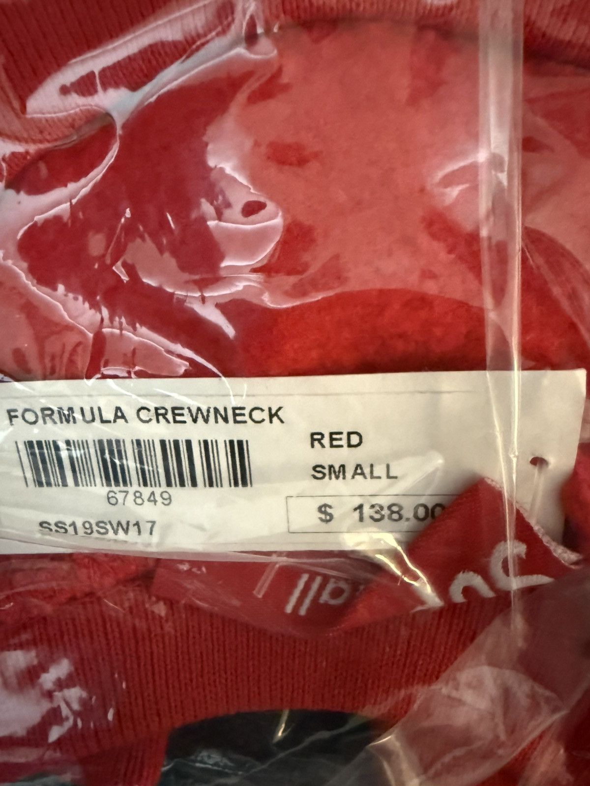 Supreme Supreme Formula Crewneck Red Size US S / EU 44-46 / 1 - 4 Thumbnail