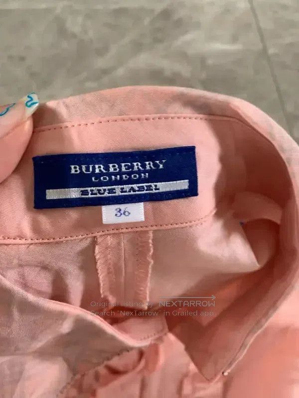 Burberry Burberry Pink Sleeveless Cotton Blend Top. Size S / US 4 / IT 40 - 6 Thumbnail