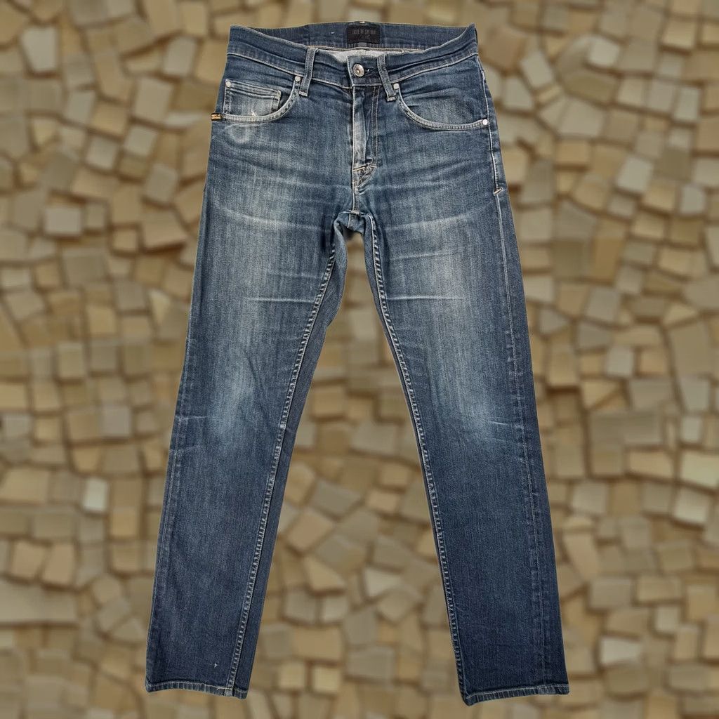 Tiger of Sweden Tiger of Sweden Jeans Blue W28 L30 Slim Fit Zip Stretch IGGY Mens Jeans Slash Skinny Denim 5-Pocket Pockets Distressed Modern Slim Wearable Vintage No Size US 28 / EU 44 - 1 Thumbnail