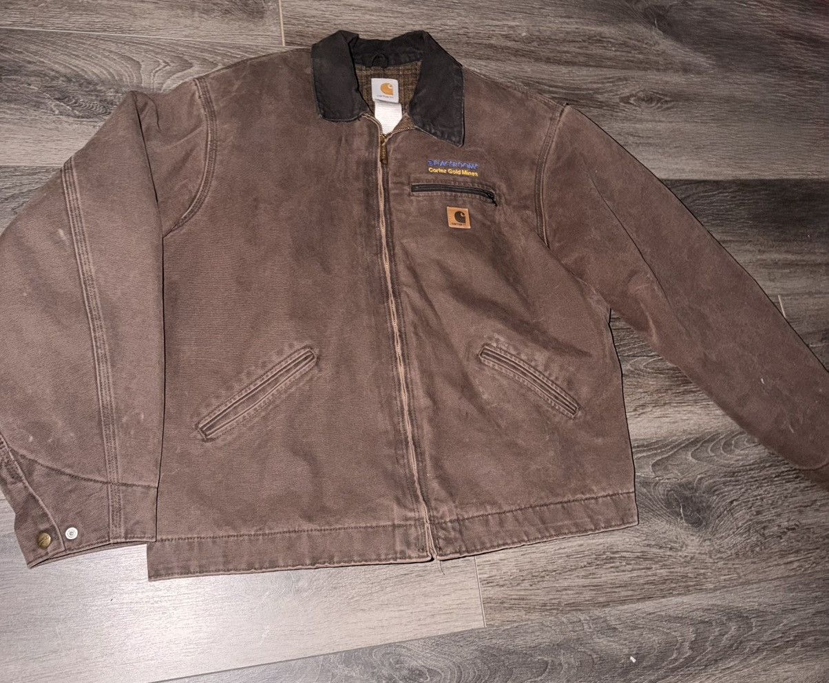 Carhartt VINTAGE COCHOLATE BROWN CARHARTT DETROIT JACKET J97-DKB Size US XL / EU 56 / 4 - 2 Thumbnail