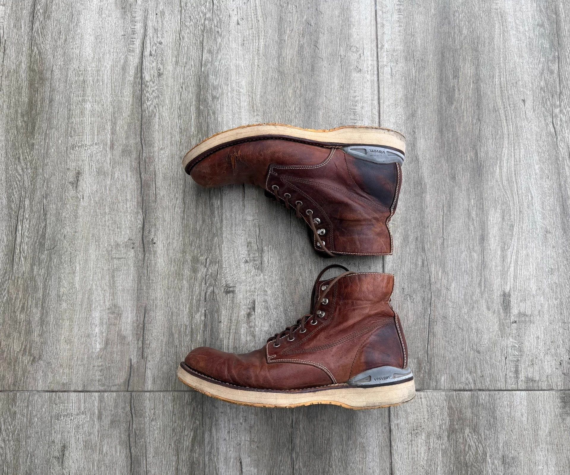 Visvim visvim virgil boots kngr-folk us9: sole rep, side tear Size US 9 / EU 42 - 3 Thumbnail