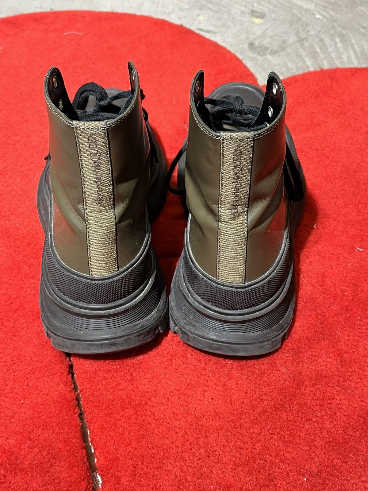 Alexander McQueen Alexander McQueen Green Rubber Platform Sneaker Size US 10 / EU 43 - 5 Thumbnail