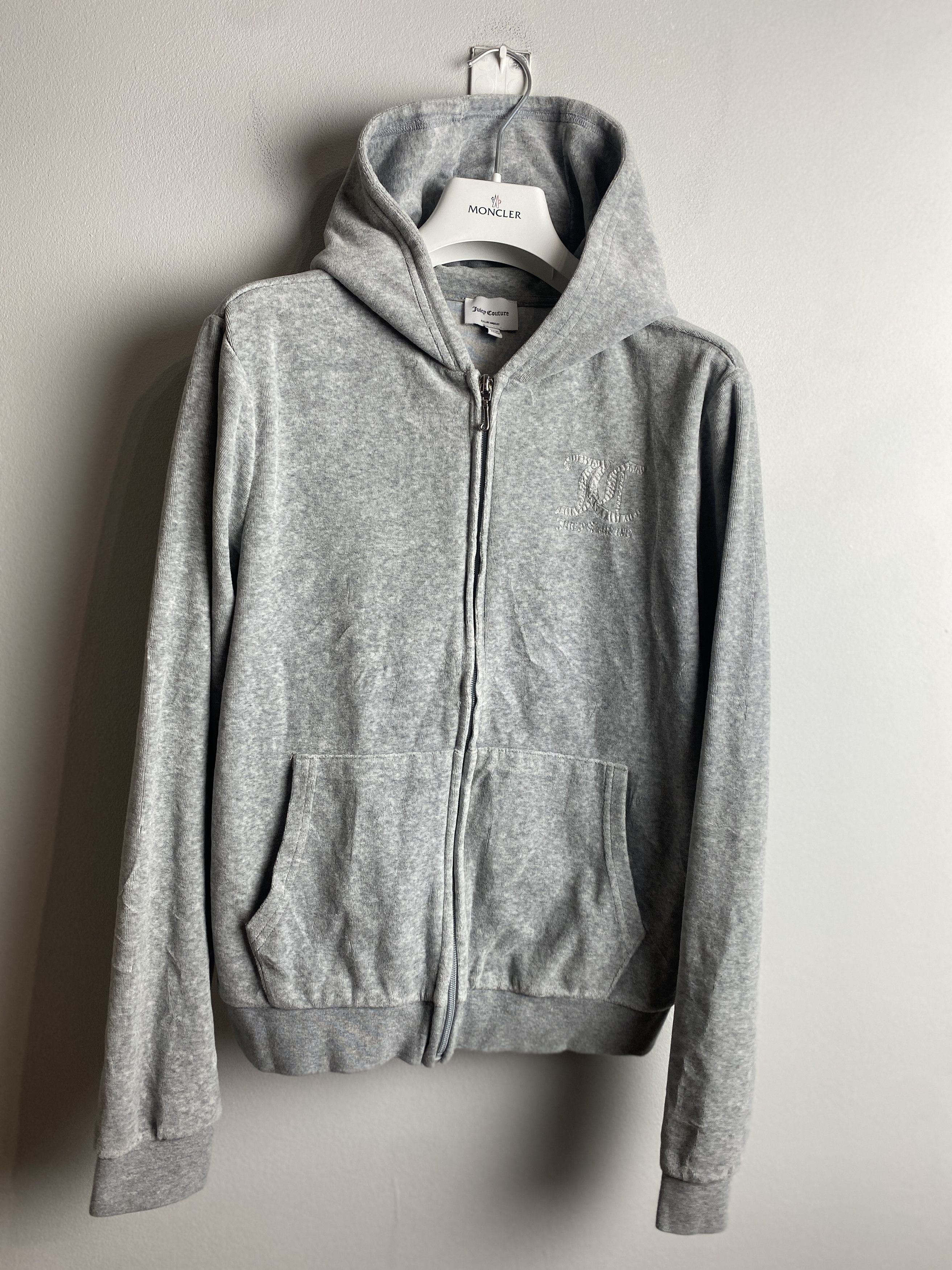 Juicy Couture Juicy Couture casual velvet velour zip-up hoodie Size S / US 4 / IT 40 - 1 Thumbnail