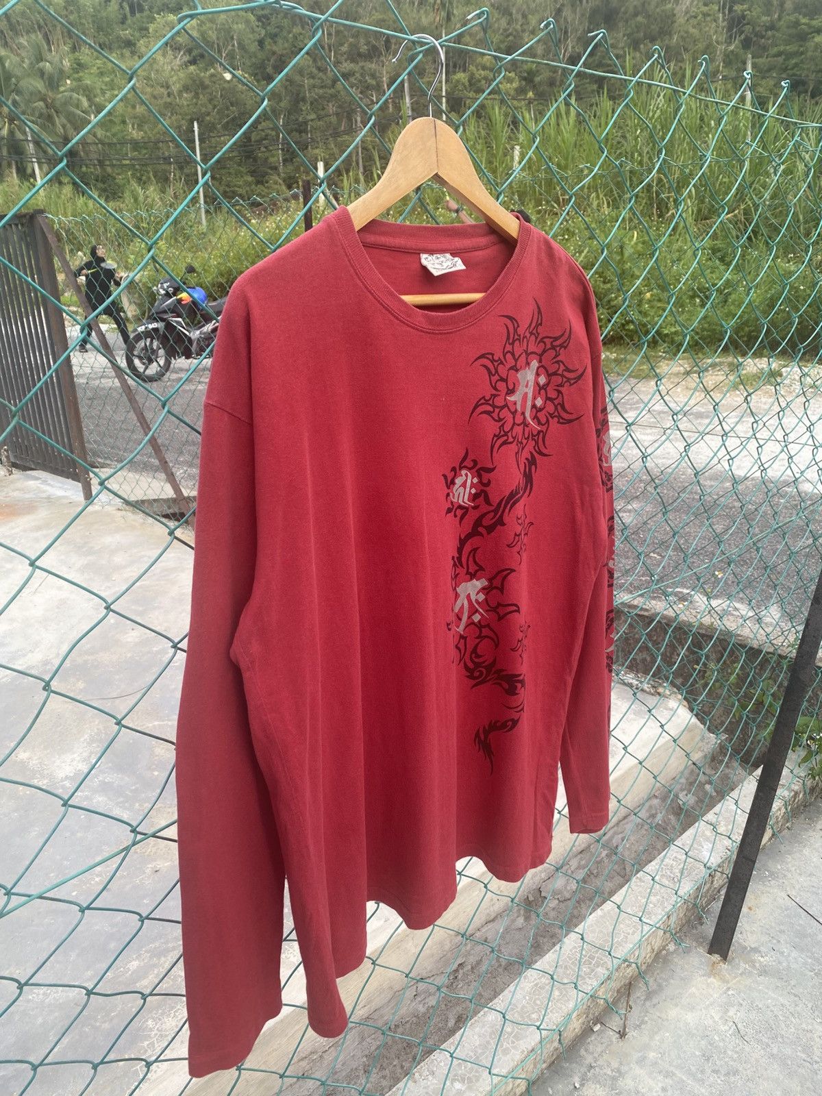 Japanese Brand Vintage cure all long sleeve sukajan tshirt Size US L / EU 52-54 / 3 - 4 Thumbnail