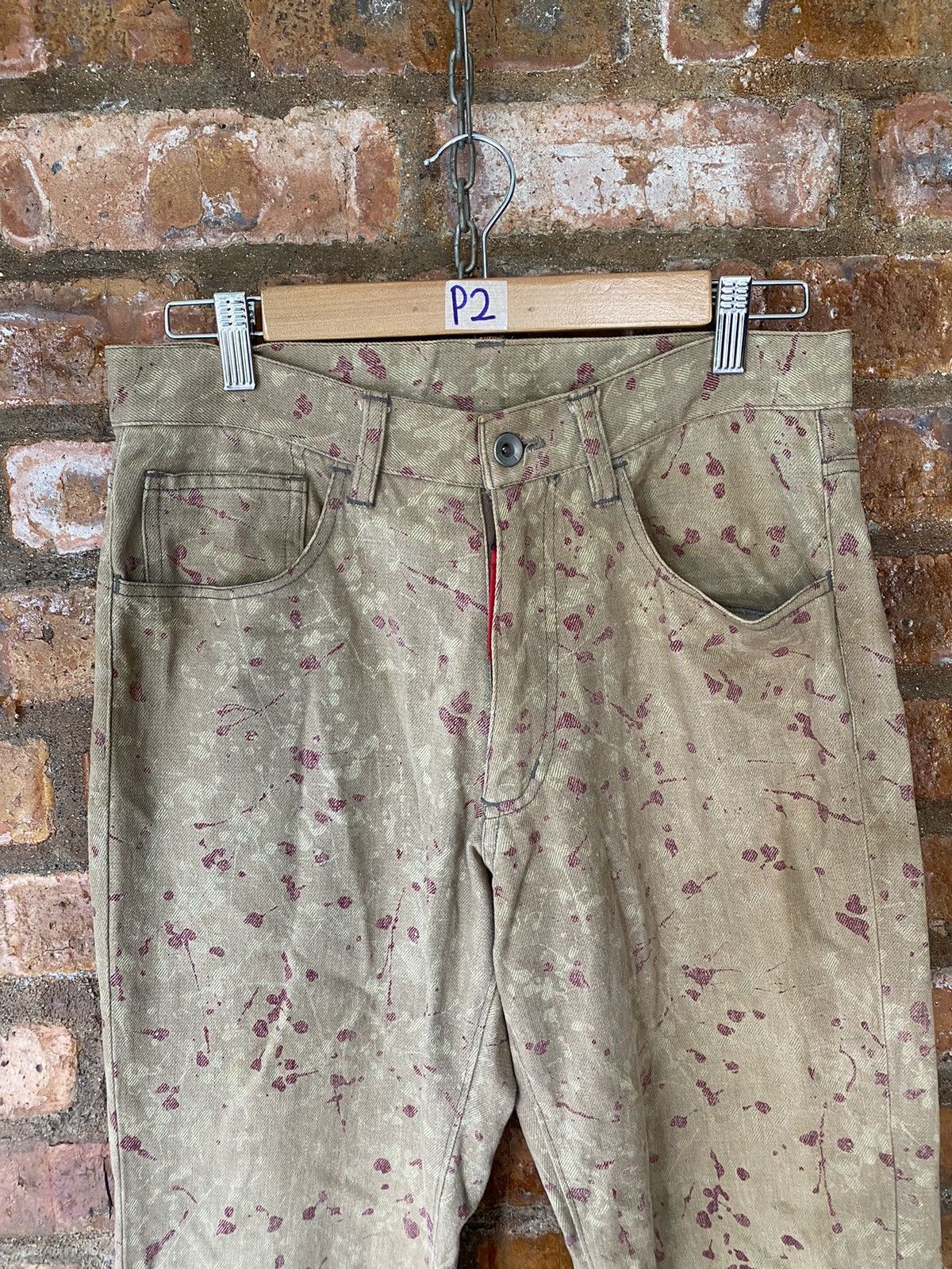 Tornado Mart 🔥2000s 291295 Homme Blood splash pants Size US 30 / EU 46 - 6 Thumbnail