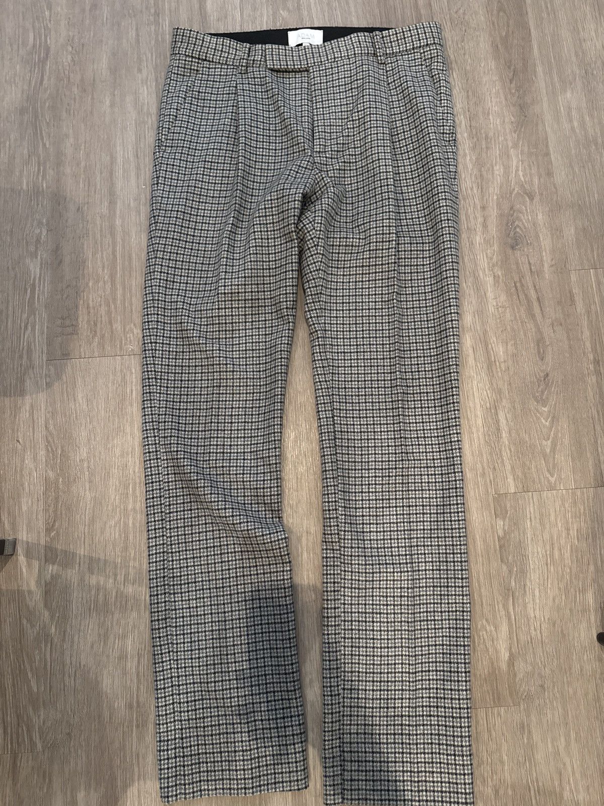 Other ADAM Adam Lippes Houndstooth Pleated Trousers Size US 32 / EU 48 - 1 Thumbnail