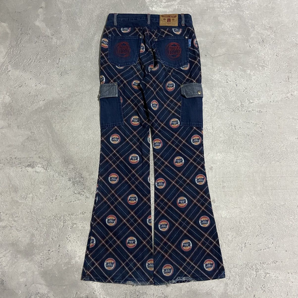 Angel Blue Angel Blue Flare Pant 00s iconic Print Size 28" / US 6 / IT 42 - 3 Thumbnail