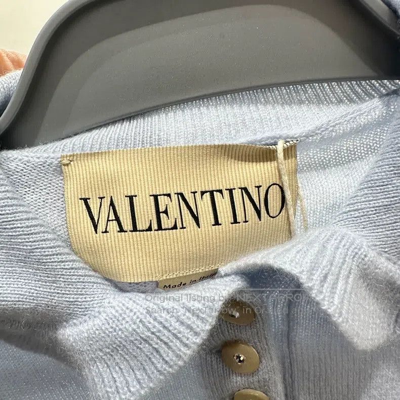 Valentino Valentino Cashmere blue doll collar top Size S / US 4 / IT 40 - 3 Thumbnail