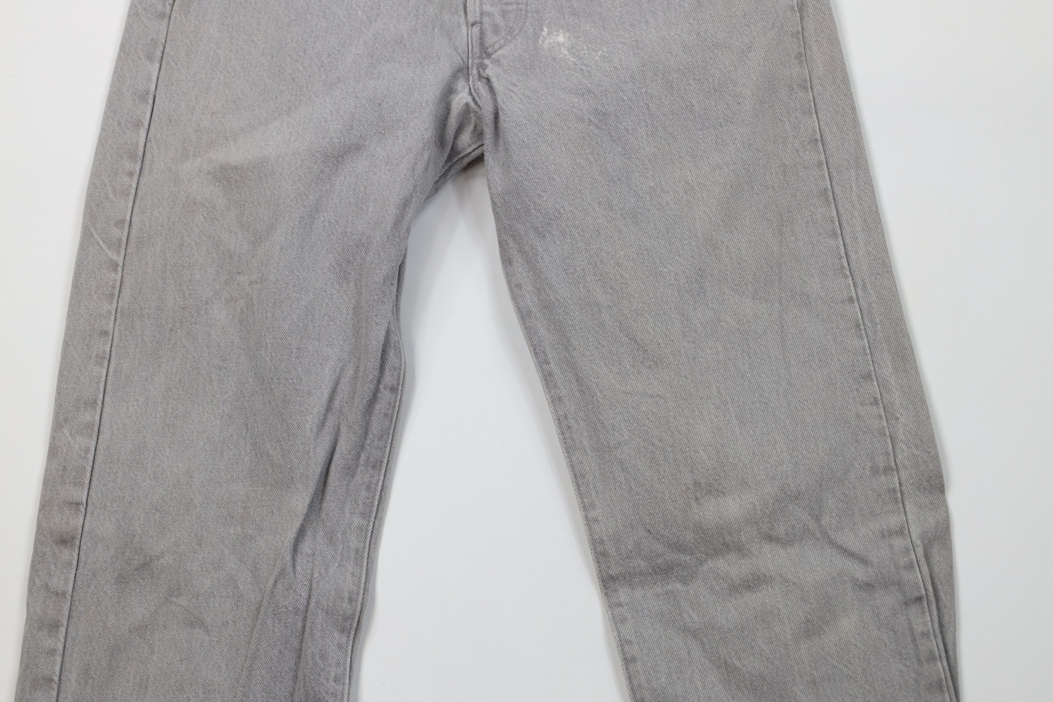 Levi's Vintage 80s Levis 501xx Button Fly Original Jeans Gray USA Size US 29 - 3 Thumbnail