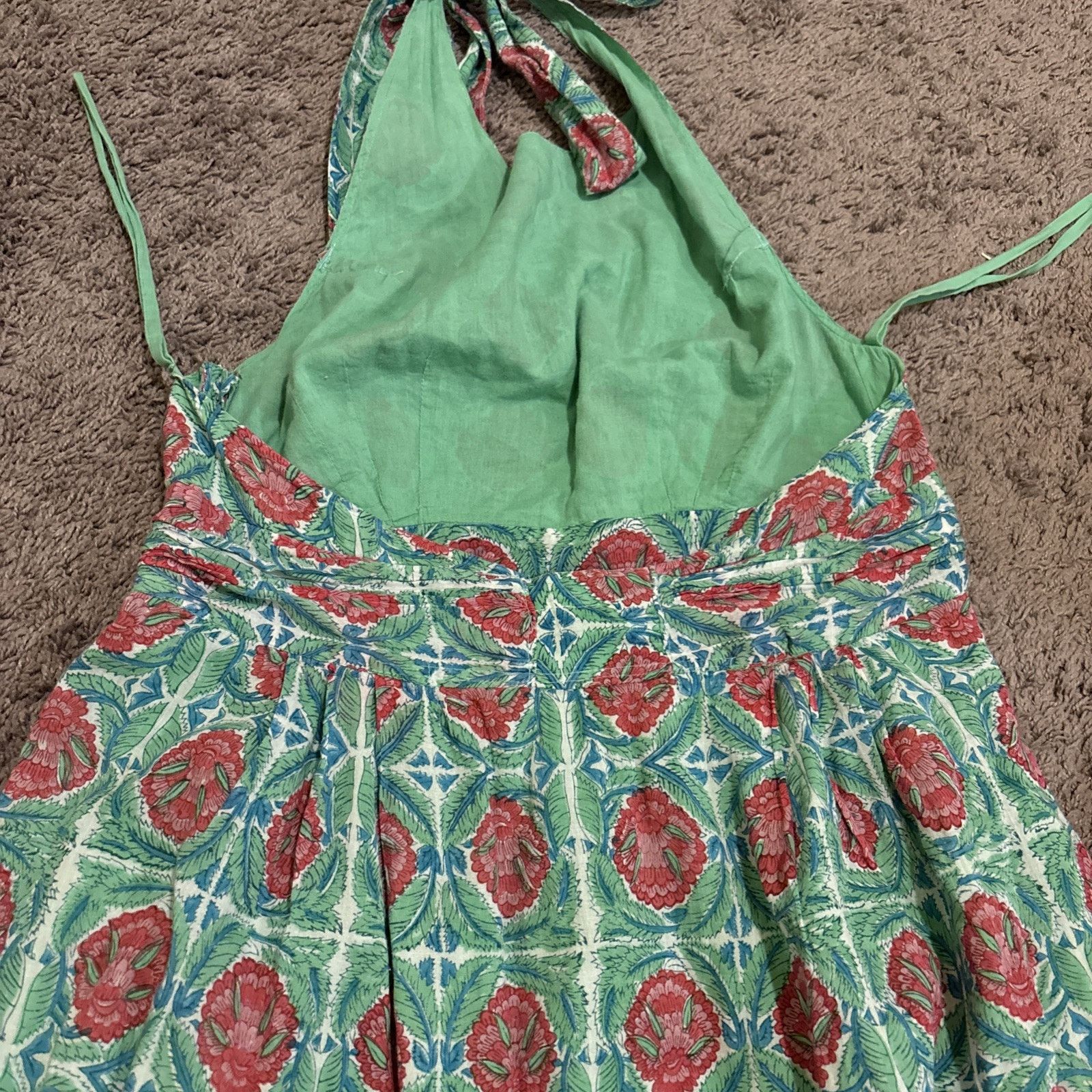 Banjanan Banjanan Capri Greenl Halter Neck Maxi Dress w Ruffle Hem XL Size XL / US 12-14 / IT 48-50 - 6 Thumbnail