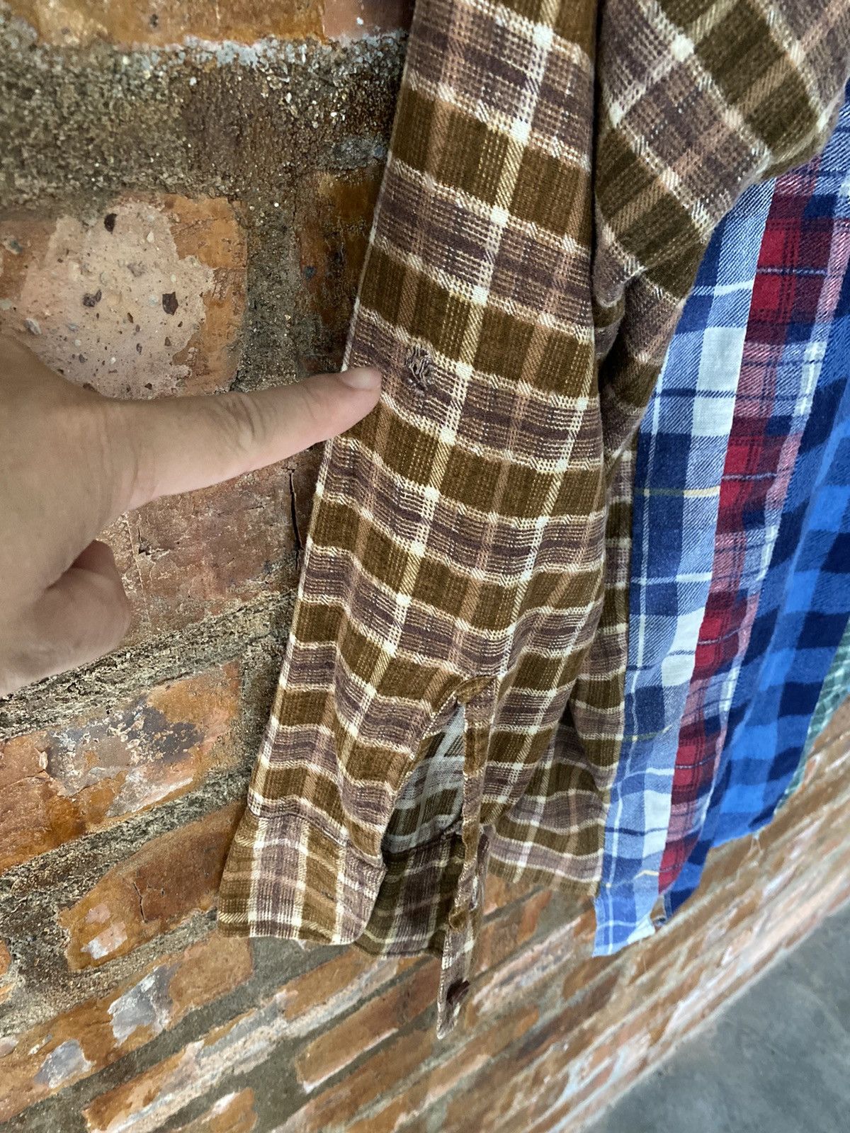 Needles 🔥RARE🔥OG 1990s Needles Pre-date Sonic Lab 7 cut flannel Size US M / EU 48-50 / 2 - 15 Thumbnail