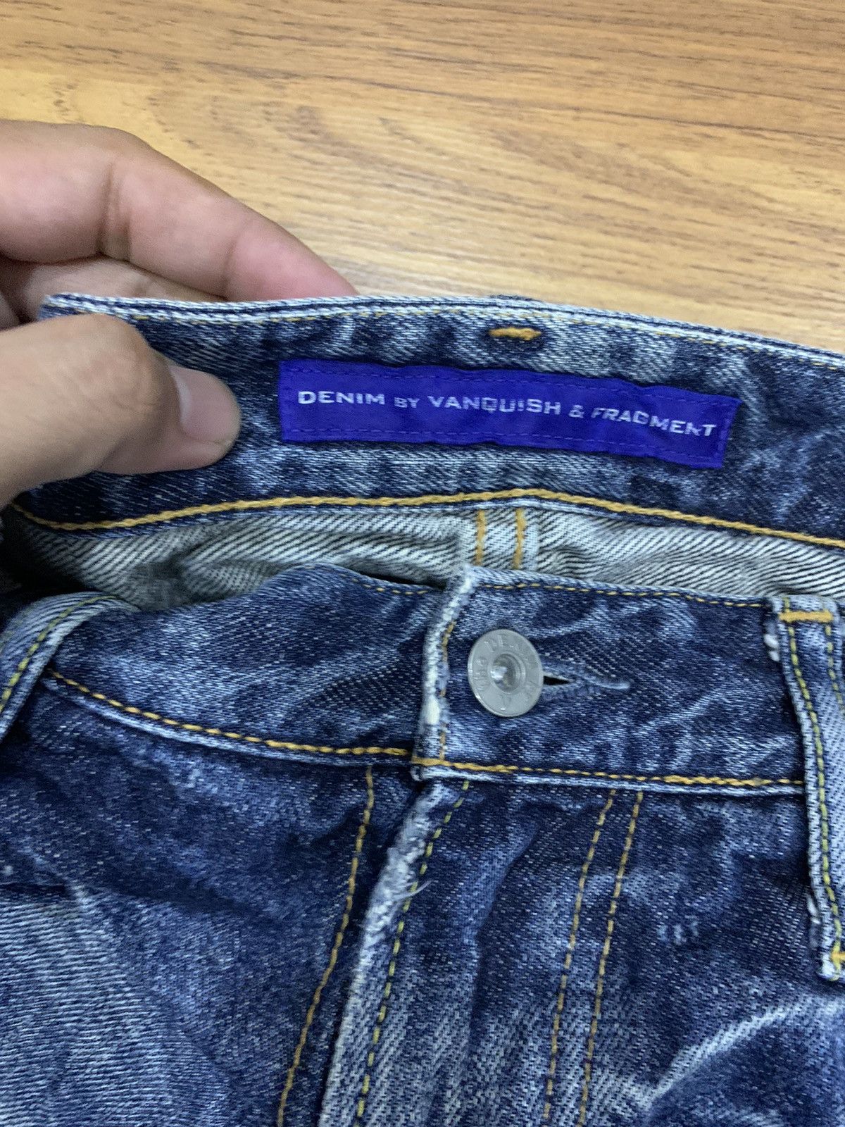 Fragment Design VINTAGE VANQUISH X FRAGMENT DESIGN JEANS Size US 34 / EU 50 - 7 Thumbnail