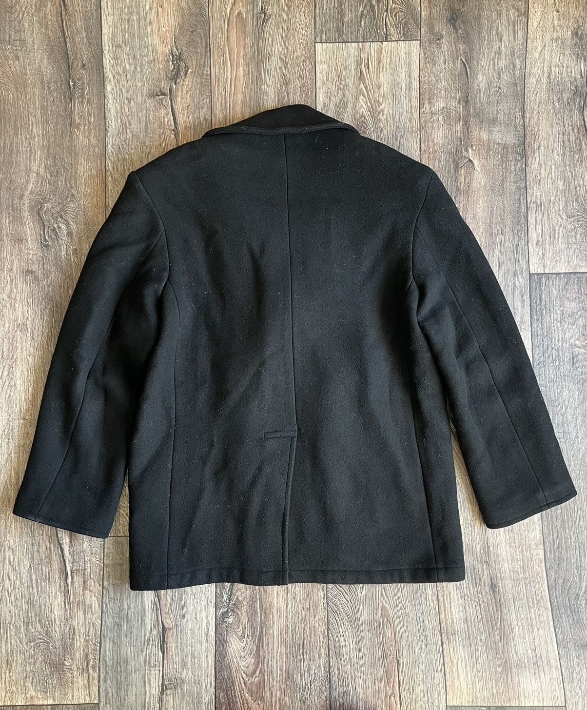 Vintage Vintage US Navy Military Double Breasted Wool Deck Jacket Size US L / EU 52-54 / 3 - 7 Thumbnail