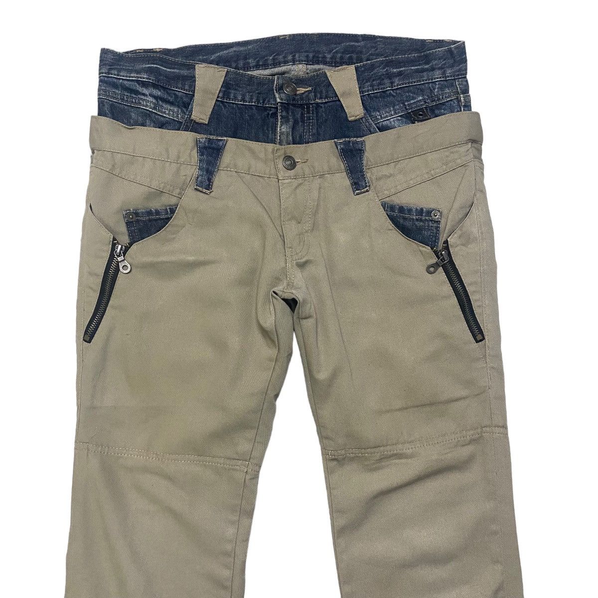 PPFM PPFM Denim Double Waist Pants Size US 32 / EU 48 - 4 Thumbnail