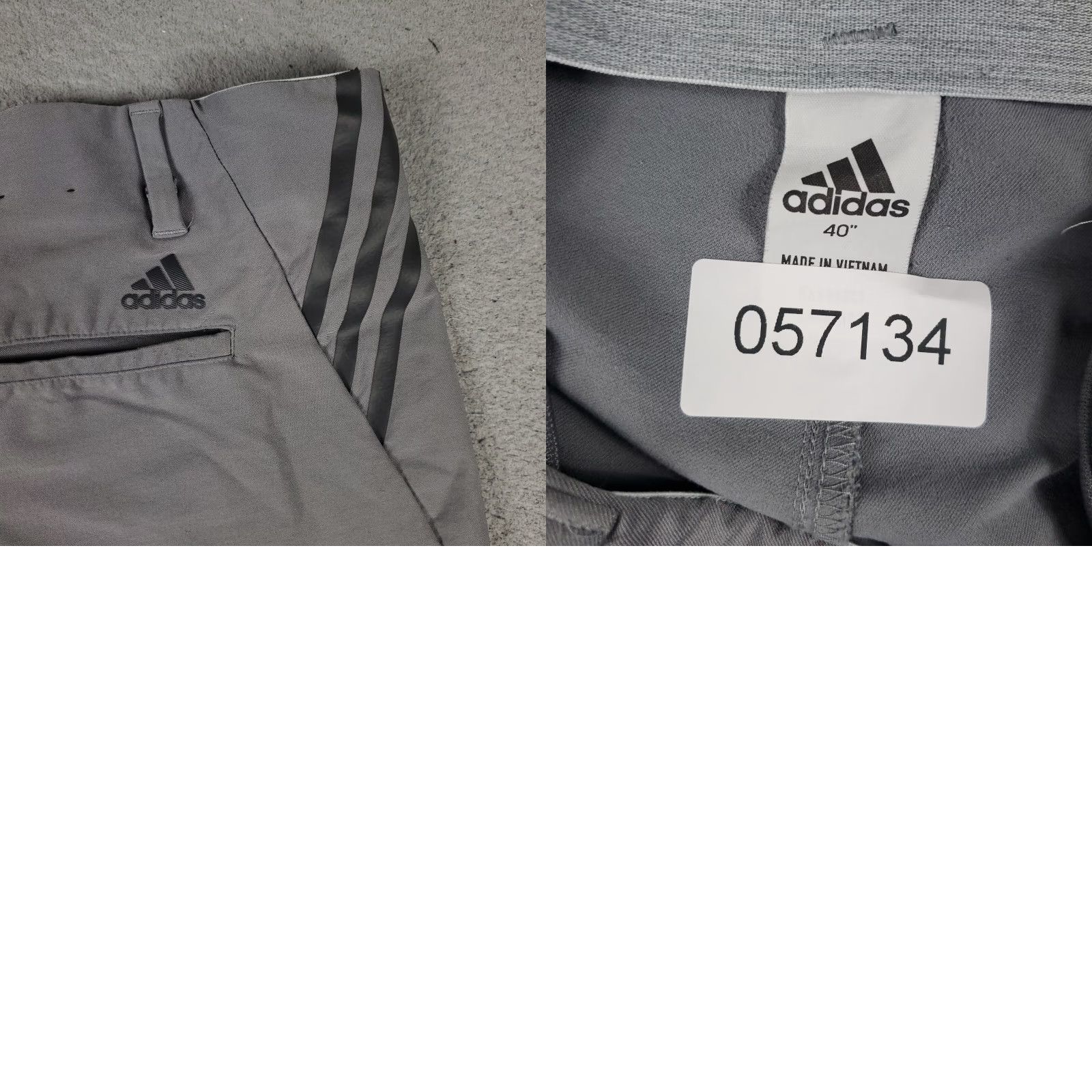 Adidas Adidas Shorts Mens 40 Gray Golf Casual Chino Flat Front Slash Pockets Size US 40 / EU 56 - 8 Thumbnail