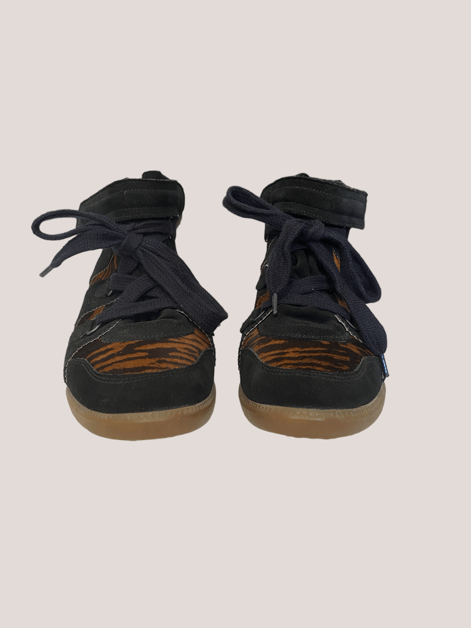 Isabel Marant Isabel Marant Sneakers: Bobby Pony Over Basket Wedge Sneaker Size US 11 / IT 41 - 2 Thumbnail