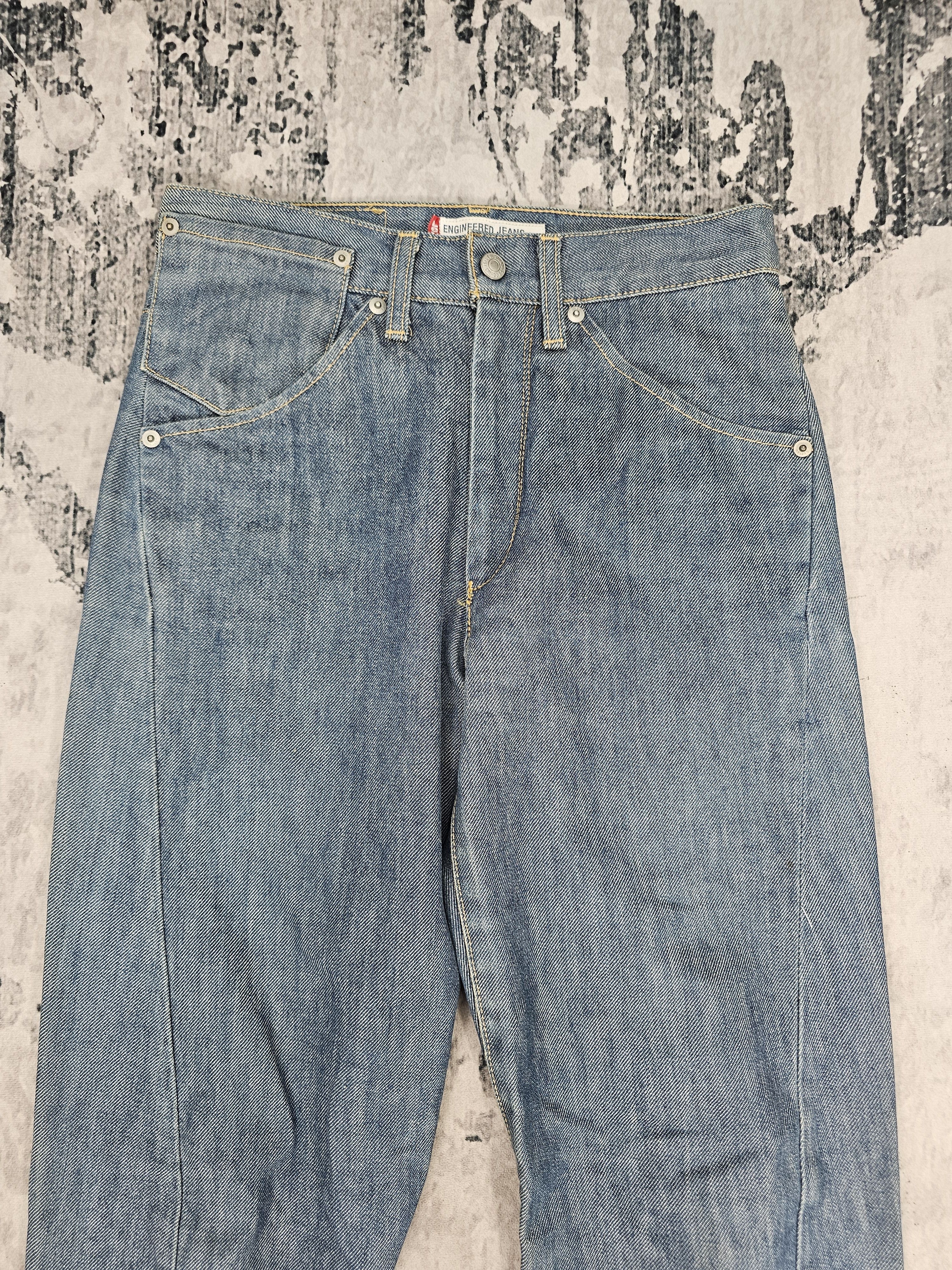 Levi's Vintage Clothing Vintage LEVIS Engineered Regular Fit Twisted Jeans L0585 Size US 27 - 8 Thumbnail