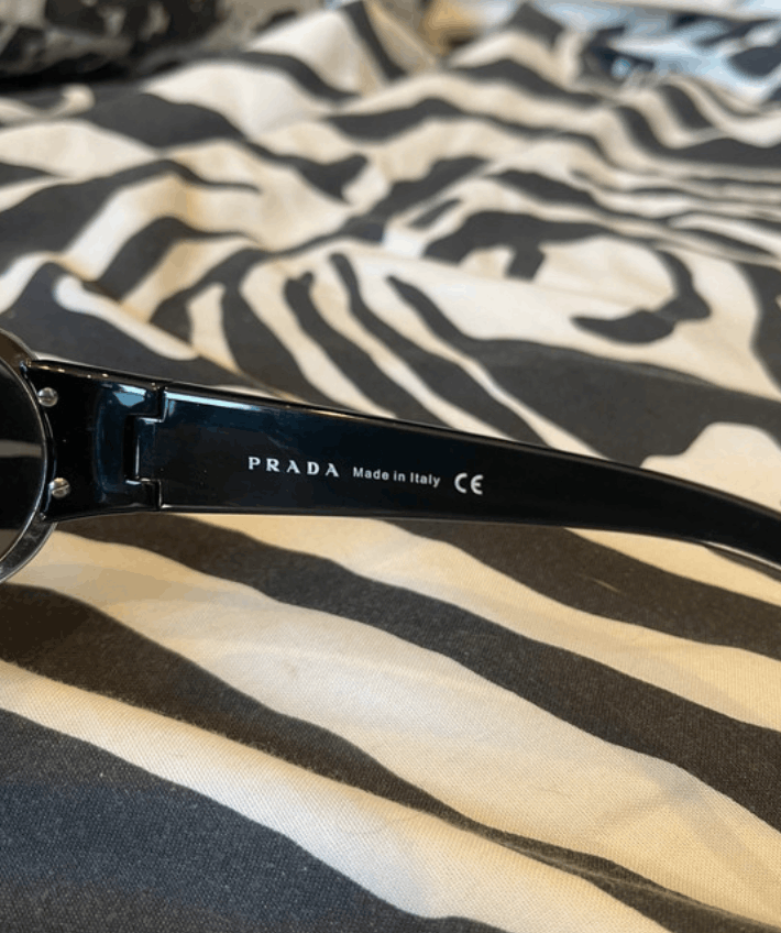 Prada Prada Sunglasses Logo GG OG Sport Square 90s Pop TV EX0243 Size ONE SIZE - 3 Thumbnail