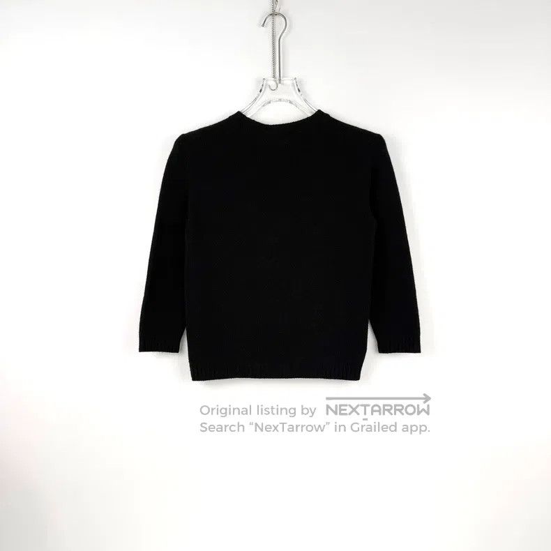 Dior Dior Black clover goat pattern cashmere sweater Size S / US 4 / IT 40 - 4 Thumbnail