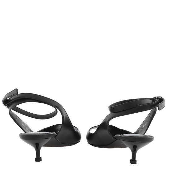 Alexander McQueen o1w1db10925 Punk Ankle Strap Sandal in Black Size US 8 / IT 38 - 4 Thumbnail