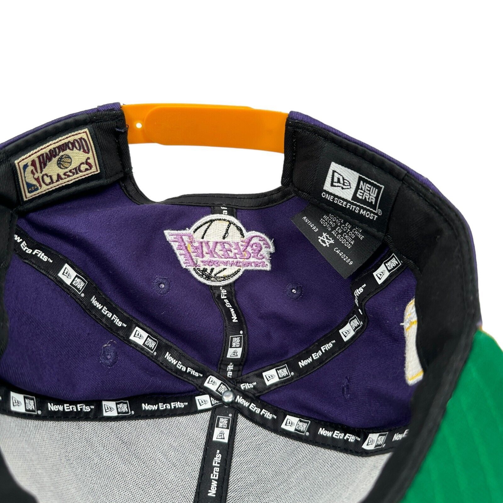New Era New Era Los Angeles Lakers Snapback Hat Men's Purple Yellow Size ONE SIZE - 6 Thumbnail