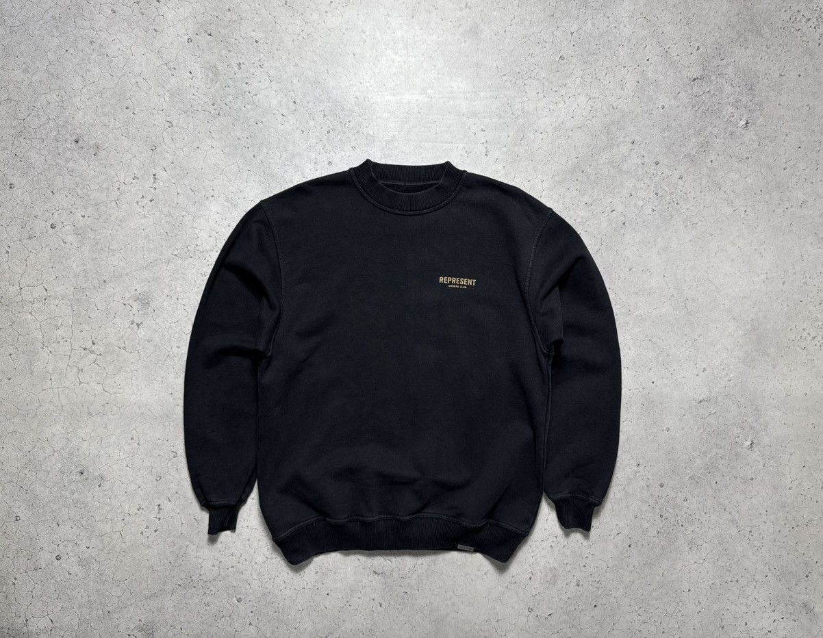 Represent Clo. Represent Owners Club Sweatshirt Big Logo Size S Black Size US S / EU 44-46 / 1 - 2 Thumbnail