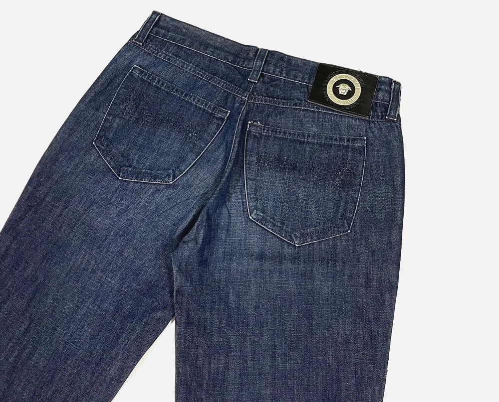 Versace Jeans Couture Versace Jeans Couture Straight Jeans With Rhinestones Womens Size 27" / US 4 / IT 40 - 4 Thumbnail