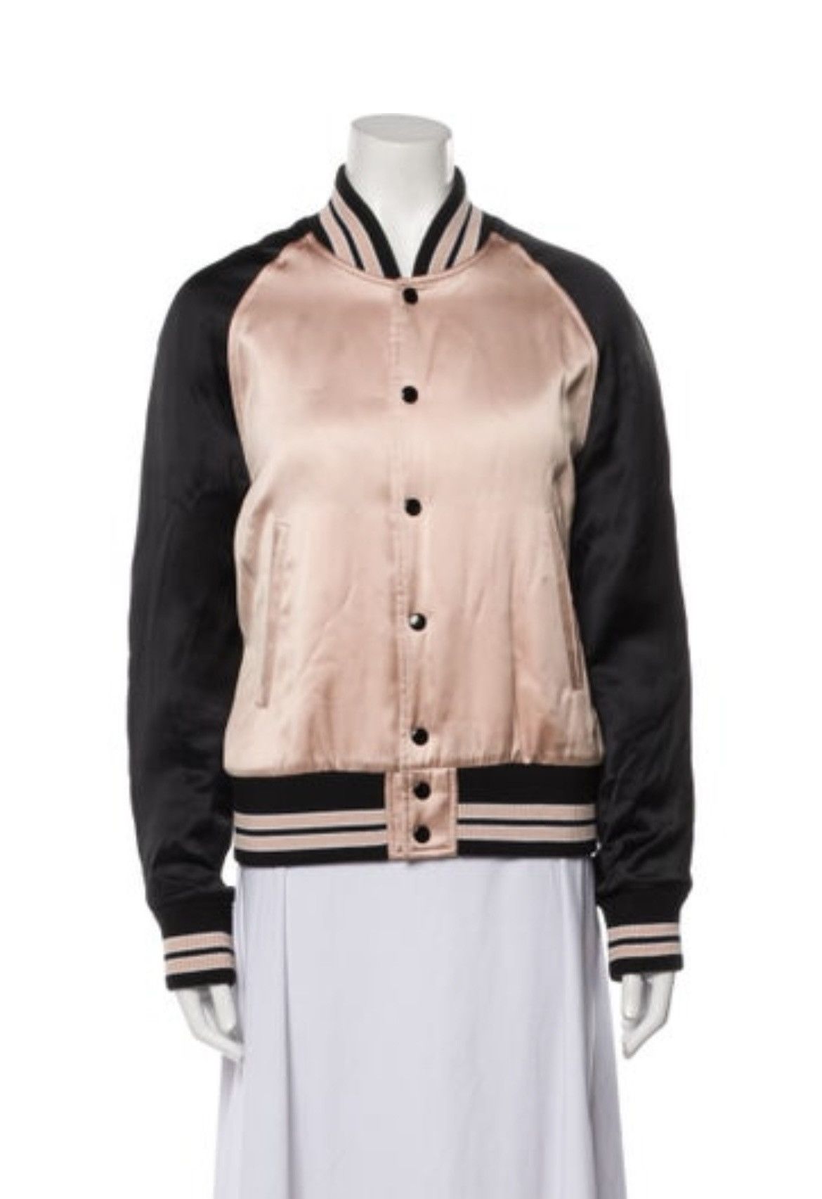 Yves Saint Laurent Black and Pink bomber Size S / US 4 / IT 40 - 1 Thumbnail