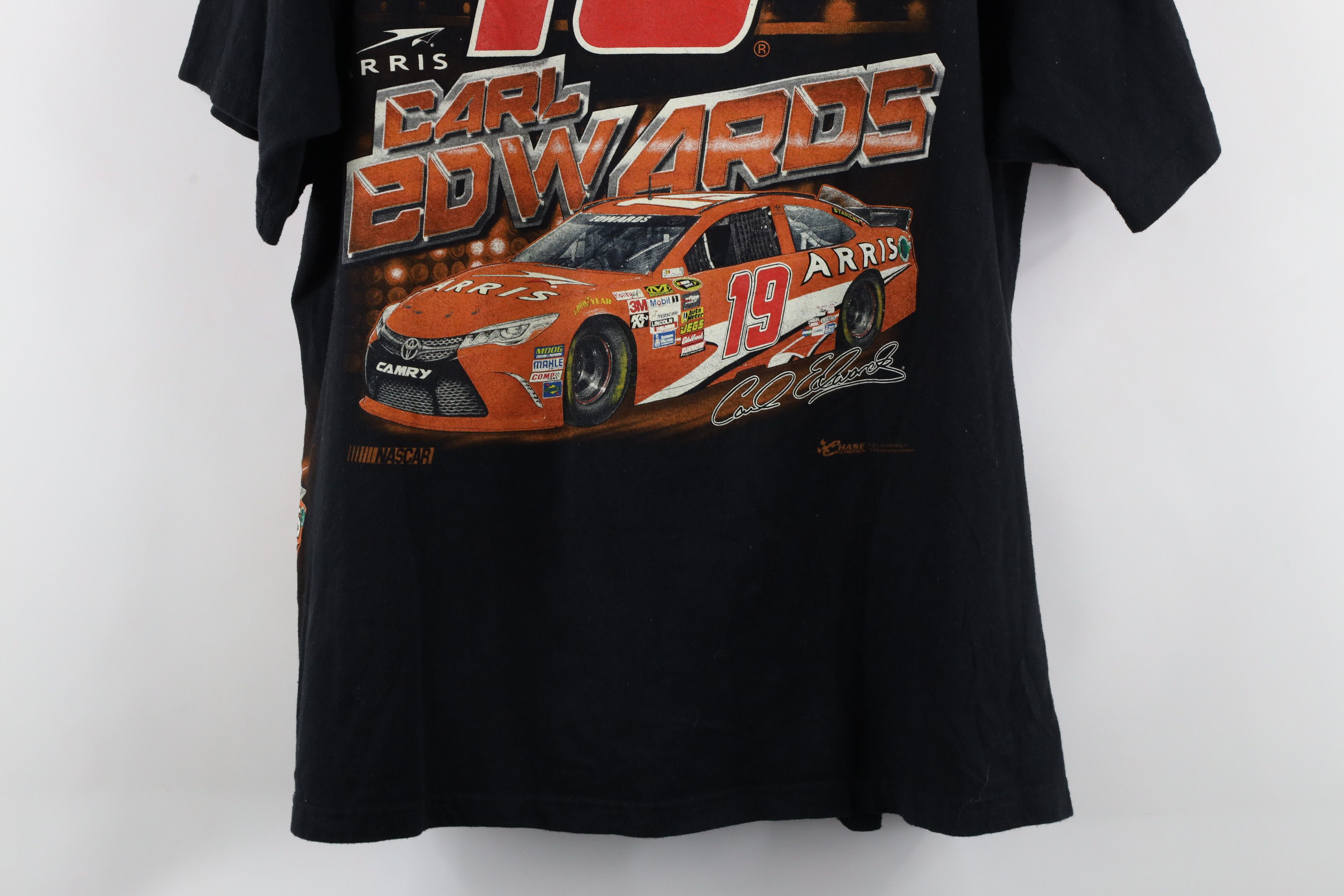 Vintage Y2K NASCAR Out All Over Print Carl Edwards Racing T-Shirt Size US L / EU 52-54 / 3 - 14 Thumbnail