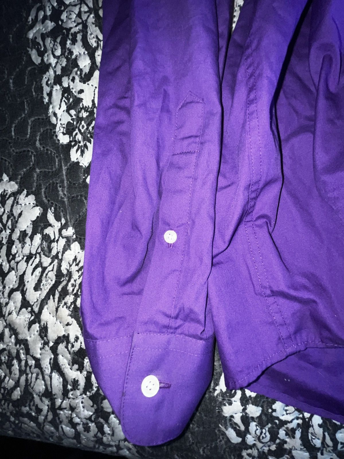 Alexander Julian Alexander Julian Colours Purple Button Up Shirt L Size L / US 10 / IT 46 - 5 Thumbnail