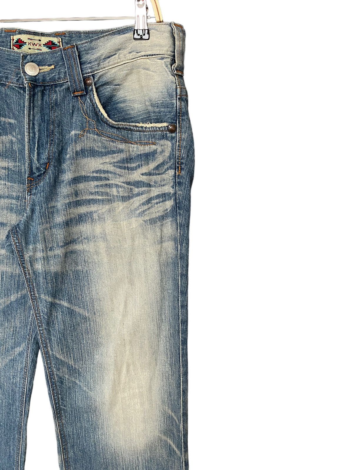 Edwin × Vintage Vintage Brand Edwin Distressed Jeans 1990s Size US 30 / EU 46 - 4 Thumbnail
