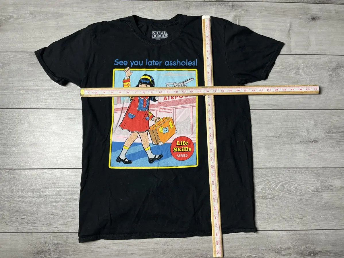 Band Tees Steved Rhodes T-shirt see you later assholes size Large Size US L / EU 52-54 / 3 - 5 Thumbnail