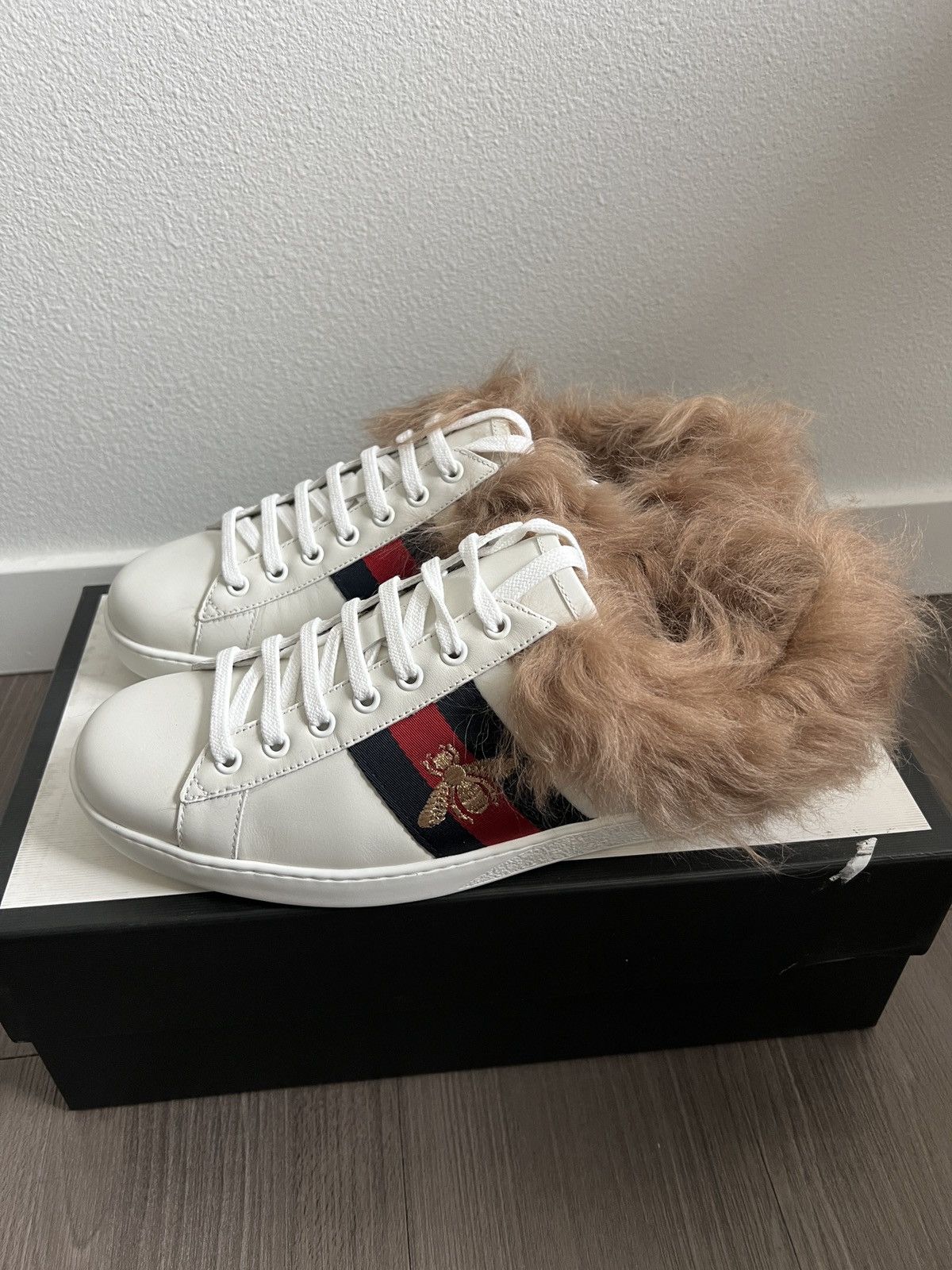 Gucci Gucci Ace Fur 