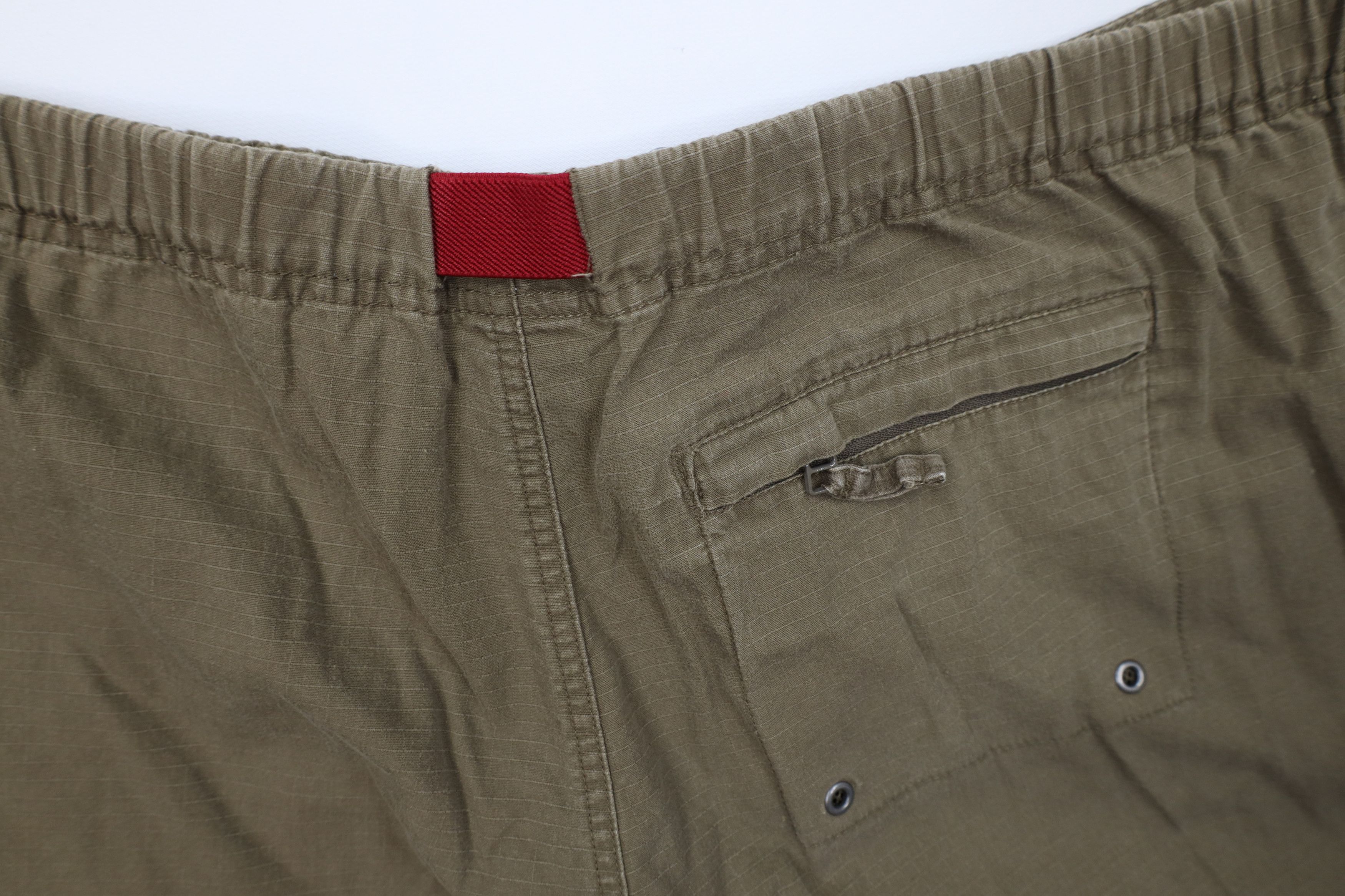 Gap Vintage Y2K 2001 Gap Ripstop Shorts Cotton Brown Green Size US 36 / EU 52 - 13 Thumbnail