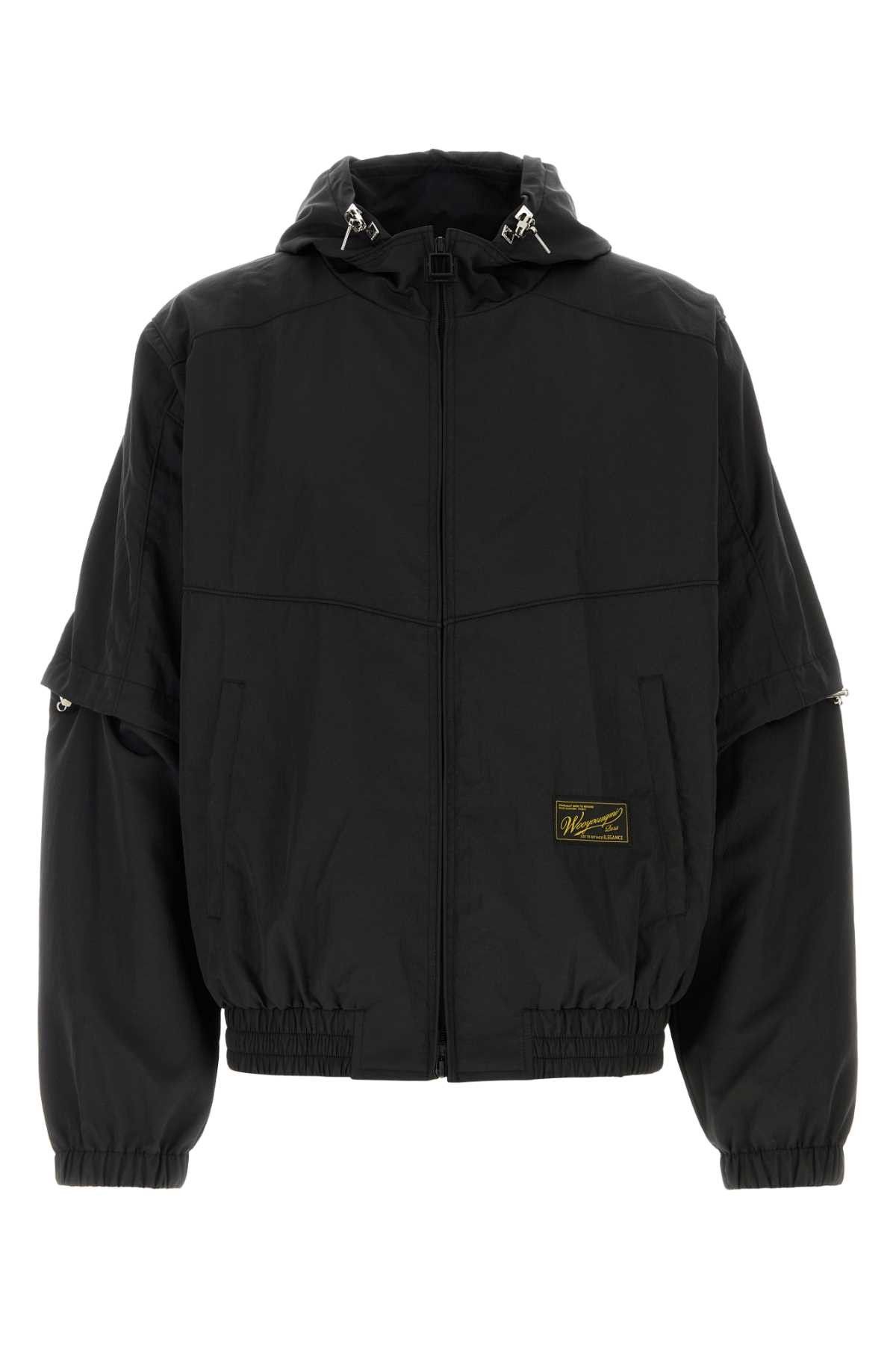 Wooyoungmi Black Nylon Windbreaker Size US L / EU 52-54 / 3 - 1 Thumbnail