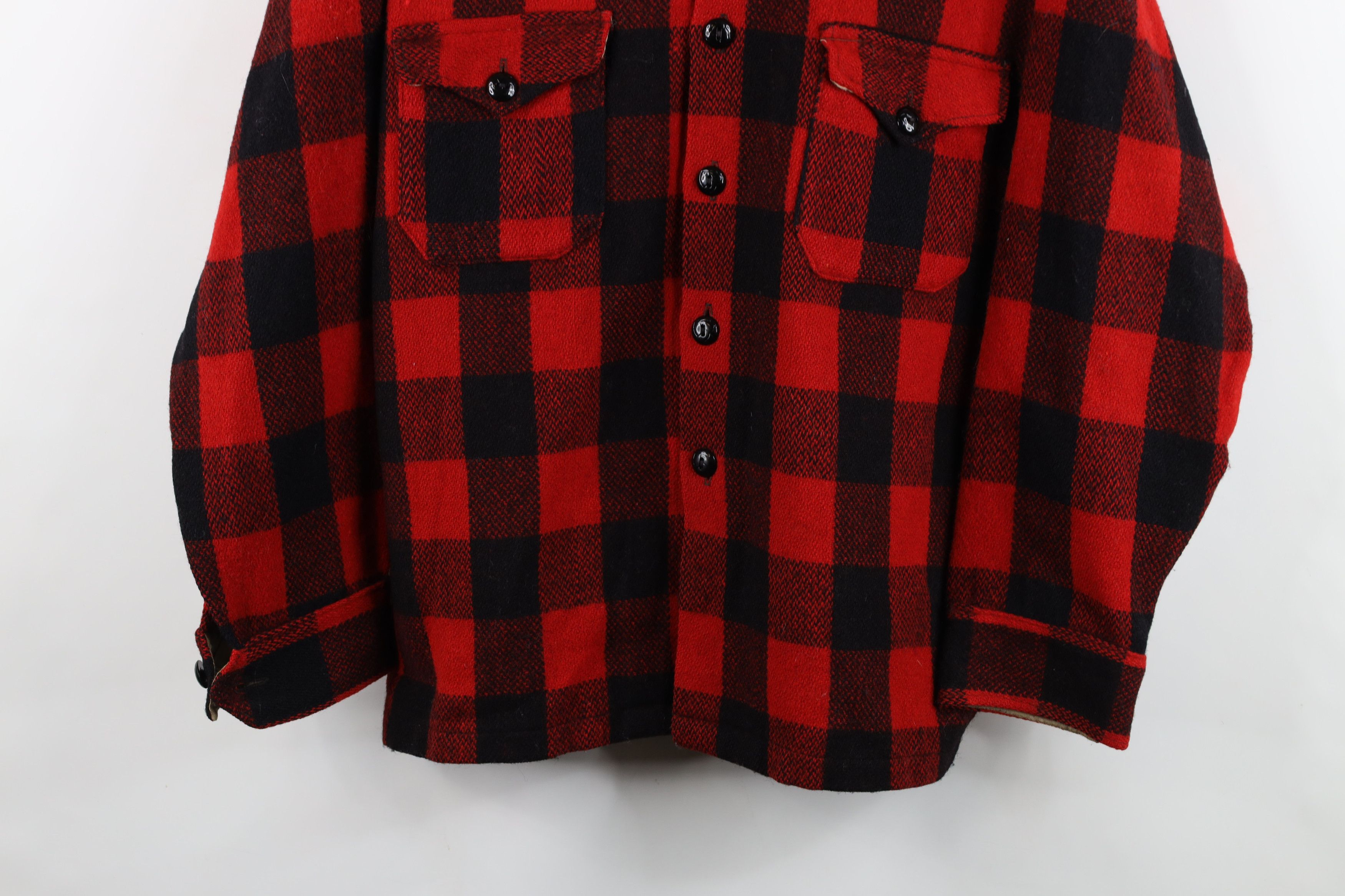 Hudsons Bay Vintage 50s Hudsons Bay Company Shirt Jacket Plaid USA Size US M / EU 48-50 / 2 - 3 Thumbnail